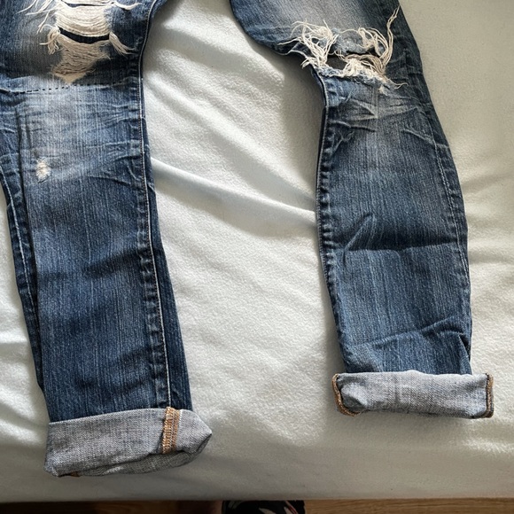 Abercrombie & Fitch ripped jeans - size 24 - Picture 3 of 4